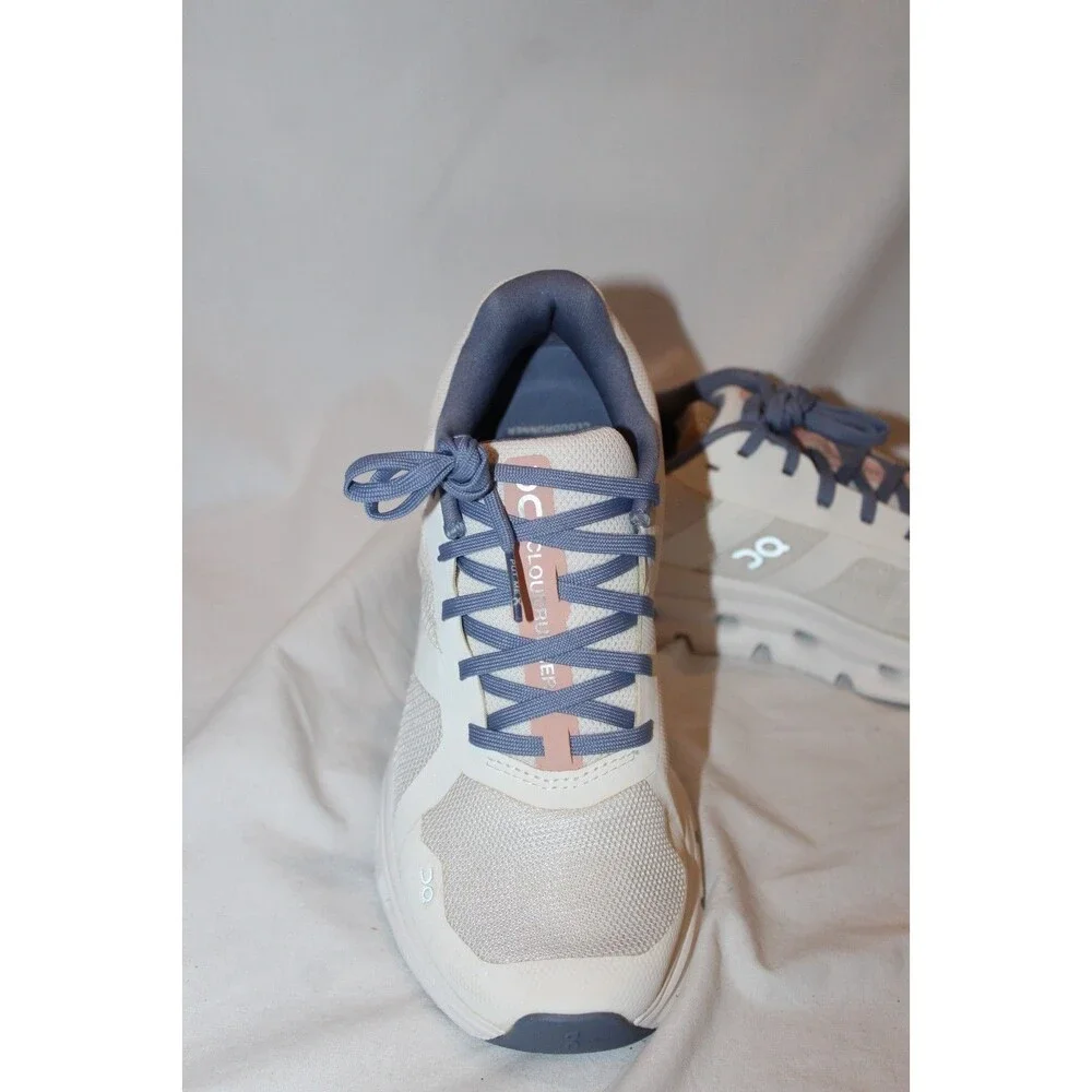 ON CLOUD WOMEN'S CLOUDRUNNER RUNNING ATHLETIC SNEAKERS UNDYED WHITE‎ FLAME 5.5